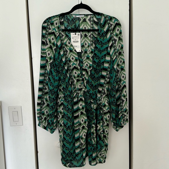 New !!!! Mini  ZARA PRINT DRESS - Picture 3 of 6